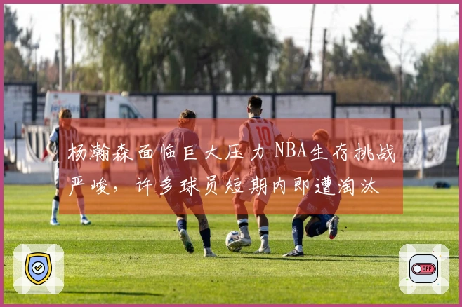 杨瀚森面临巨大压力 NBA生存挑战严峻，许多球员短期内即遭淘汰